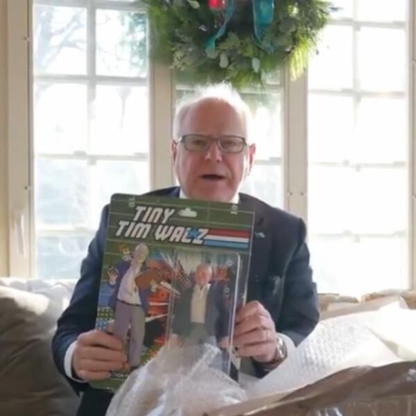 CRINGE: Tim Walz Posts Bizarre Video of Him Opening an Action Figure…