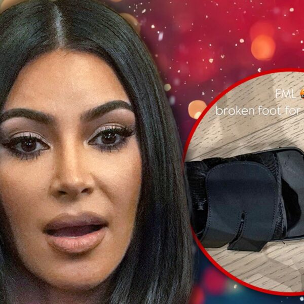 Kim Kardashian Shares Pic of Broken Foot Ahead of Holiday Festivities