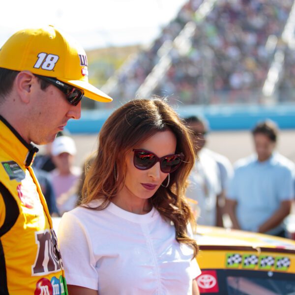 Kyle Busch’s spouse Samantha flaunts excessive heel boots & leather-based jacket ‘taco…