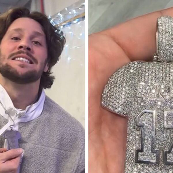 Josh Allen’s MVP Chain Features White Gold, 27 Carats Of Diamonds