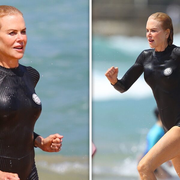 Nicole Kidman Hits the Beach with Keith Urban in Sydney