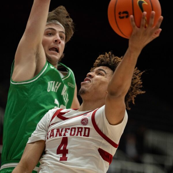 Stanford overcomes sluggish begin to bury Utah Valley