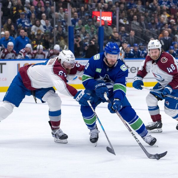 Kiefer Sherwood’s hat trick powers Canucks previous Avalanche