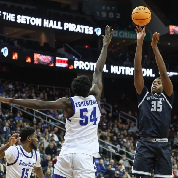 Thomas Sorber, Georgetown cling on to beat lowly Seton Hall