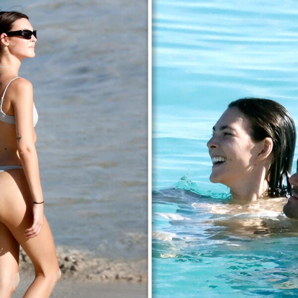 Leonardo DiCaprio and Vittoria Ceretti Strip Down For St. Barts Beach Day