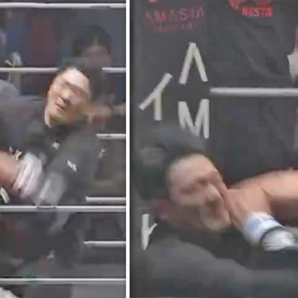 Boxing Referee Gets Punched In Face Multiple Times During Match