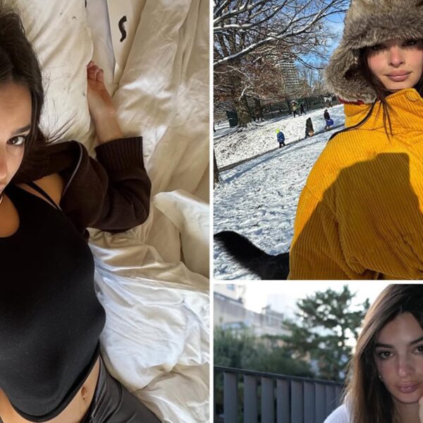 Emily Ratajkowski Looks Merry Throughout Her Dashing December