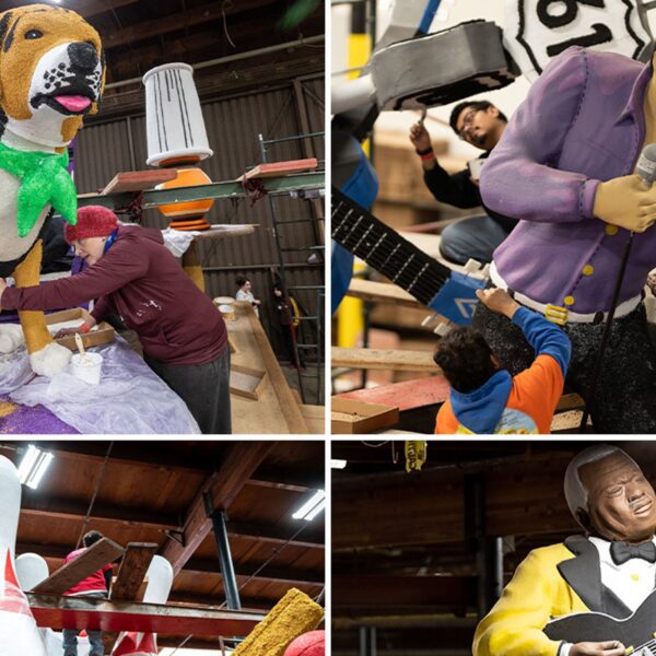 Rose Parade Has No Thorns, Floats Look Ready for New Year’s Day