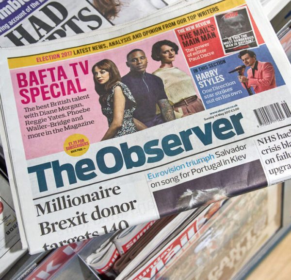 Dale Vince expresses curiosity in buying The Observer to boost media plurality…