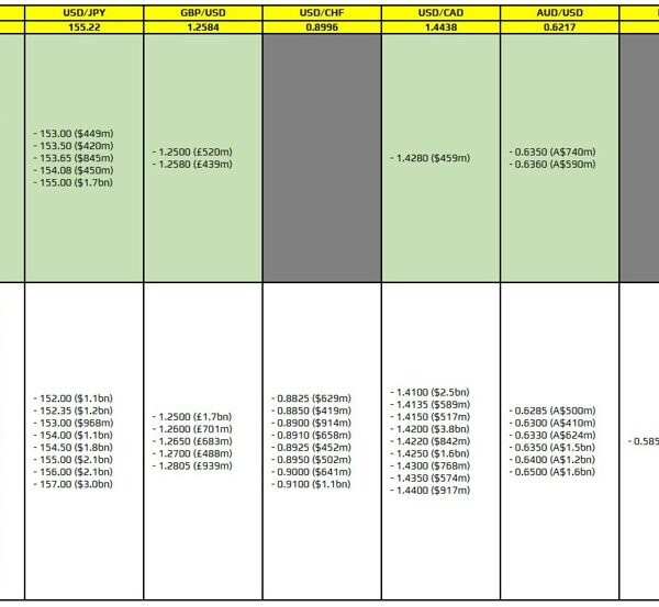 FX possibility expiries for 19 December 10am New York reduce