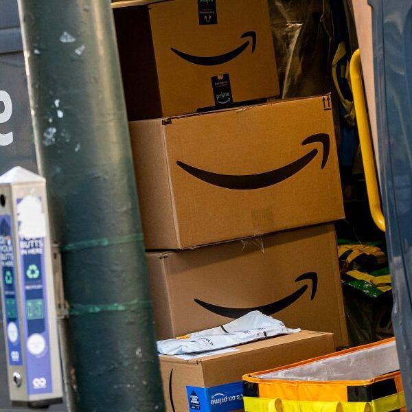 Police say an Amazon driver ditched 80 packages within the woods earlier…