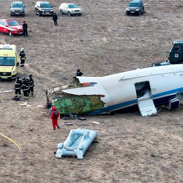 Azerbaijan Airlines aircraft headed to Russia crashes lots of of miles off…