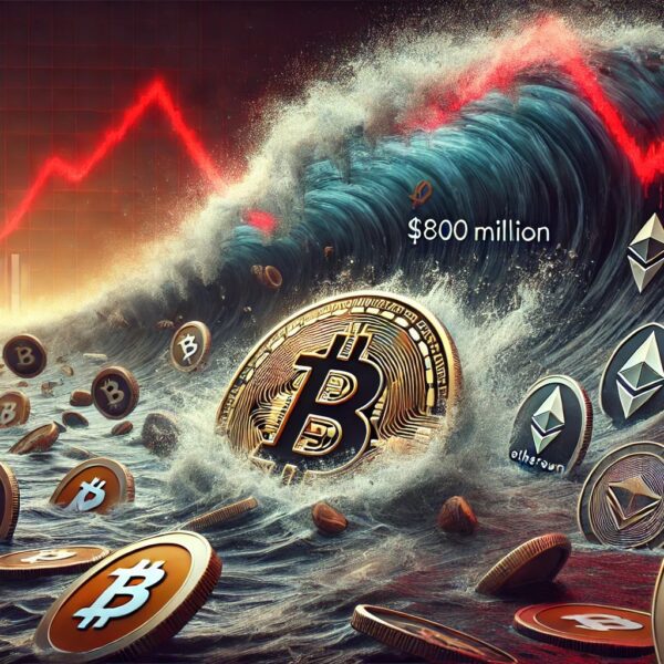 Crypto Liquidations At $800m As Bitcoin Crashes Under $100k