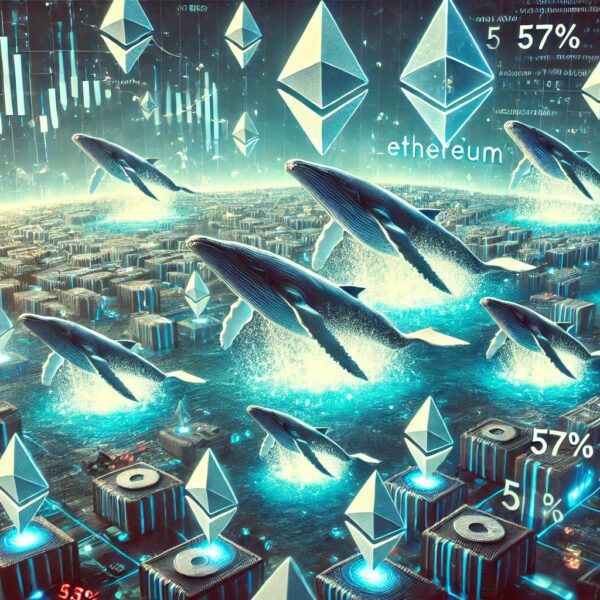 Just 104 Ethereum Whales Control 57% Of Supply, Data Reveals