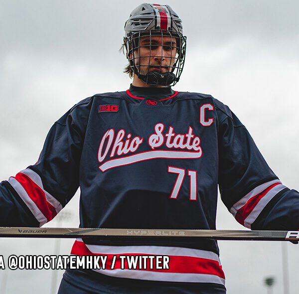 Ohio State Brings Baseball Look to the Rink for Outdoor Game at…