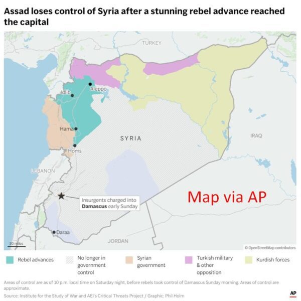 Update on Syria regime change: experiences Assad and household fled to, given…