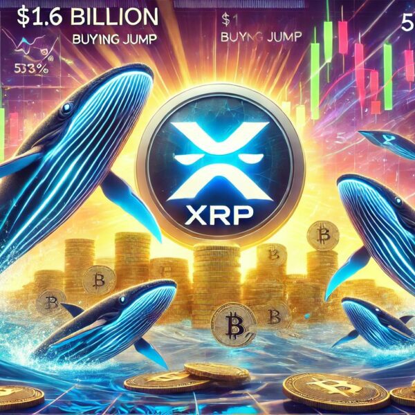 XRP Jumps 53% As Whales Go On $1.6 Billion Buying Spree