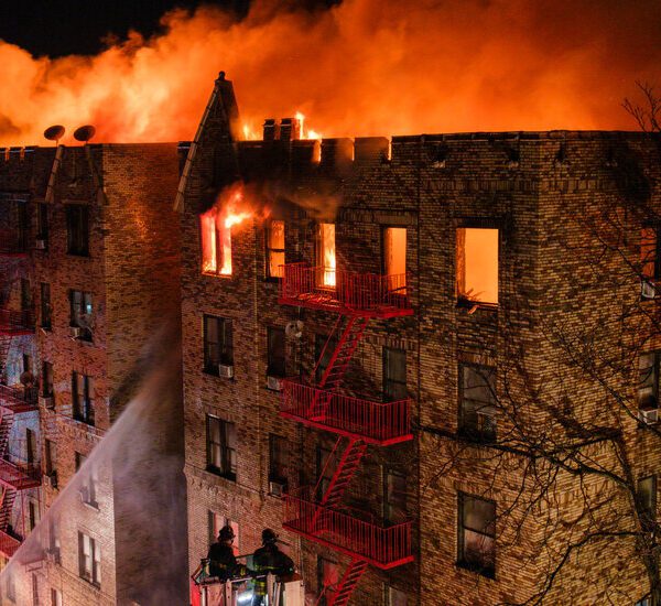 Firefighters Battle Large Blaze at Bronx Apartment Building