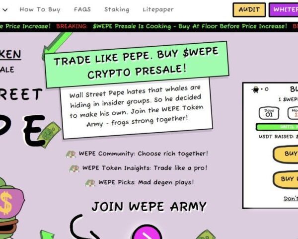 $WEPE Hits $40M as Meme Coin Market Recovers – Investorempires.com