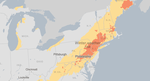 Winter Storm Is Bringing at Least 6 Inches of Snow to the…