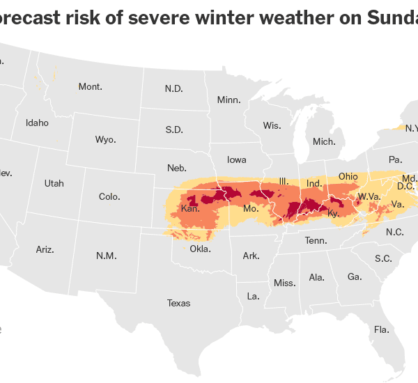 A Powerful Winter Storm Is Forecast to Move Through the Middle of…