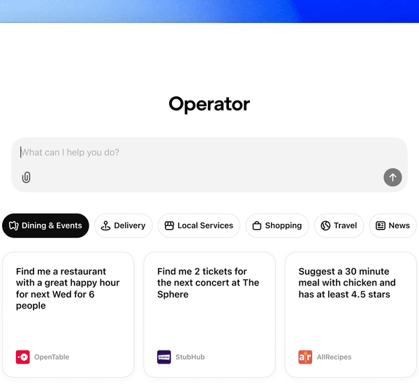 OpenAI Unveils New Agent Tool ‘Operator’