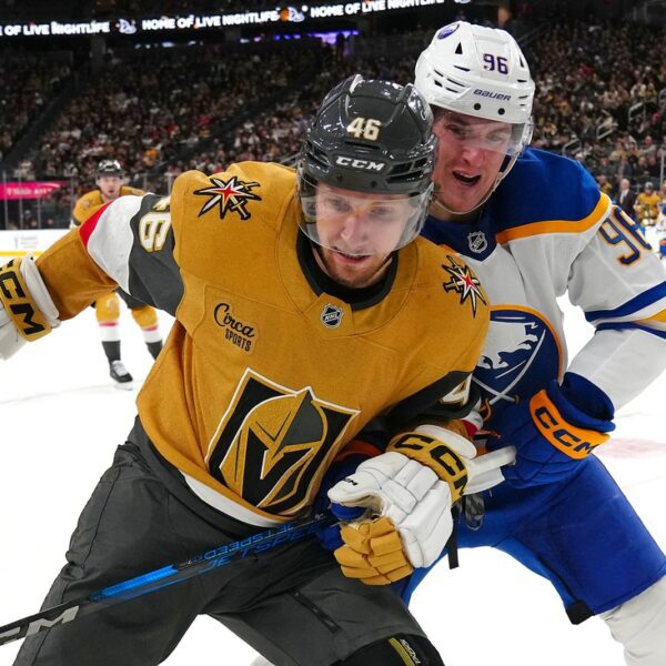 Jack Eichel haunts former group once more as Knights bump Sabres