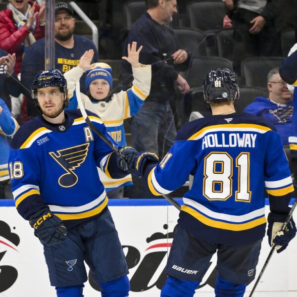 Fast begin revs up Blues in win 6-2 win over Ducks