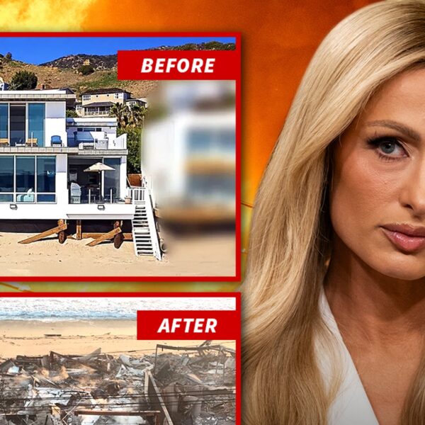 Paris Hilton Returns to Burned Malibu House, Shows Stunning Tour of Ruins