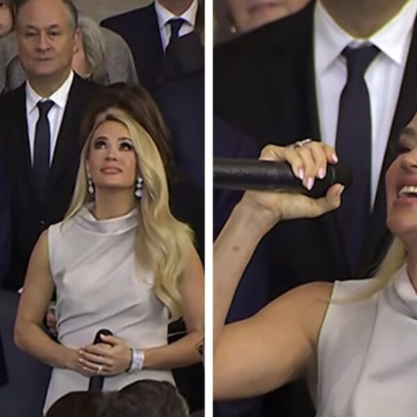 Carrie Underwood Forced to Sing A Cappella at Inauguration After Tech Glitch