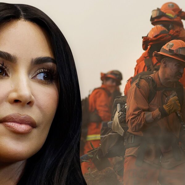 Kim Kardashian Calls For Firefighter Inmates to Receive Higher Wages