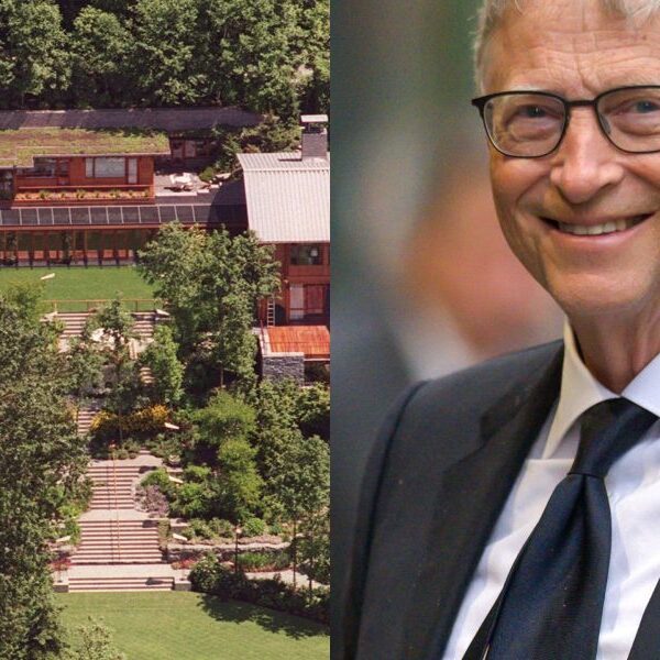 Bill Gates says he won’t ever downsize his ‘gigantic’ $130 million mansion…