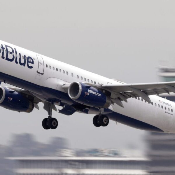 A California couple is suing JetBlue for $1 million, alleging a block…