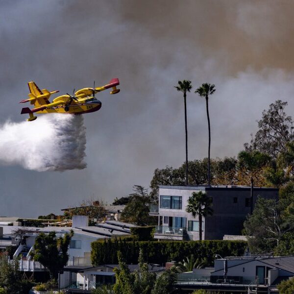 Firefighting Super Scooper aircraft stays grounded after drone crash with no particular…