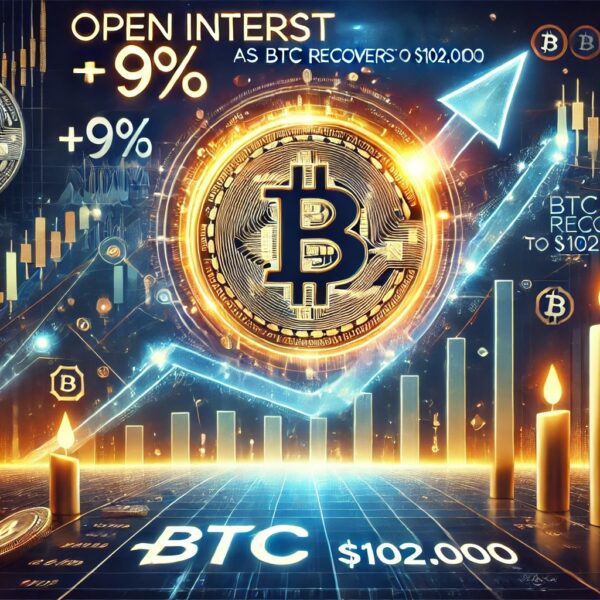 Bitcoin Open Interest Explodes 9% As BTC Back At $102,000