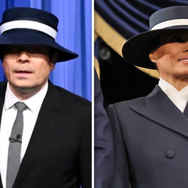 Jimmy Fallon Mocks Melania for Wearing “Hamburglar” Hat At Inauguration