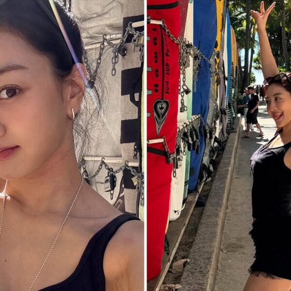 South Korean Singer Jihyo Visits Hawaii for Fun Vacation