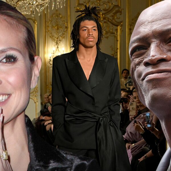 Heidi Klum & Seal’s Son Henry Makes Runway Debut at PFW, Mom…