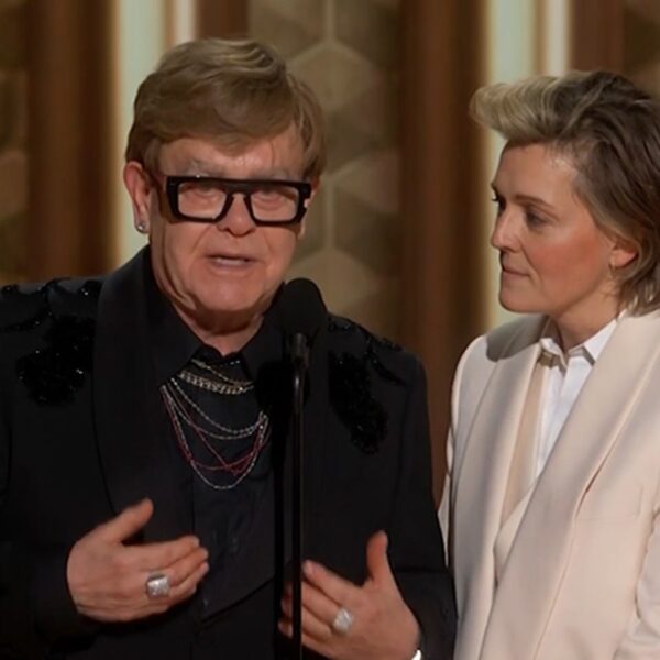 Elton John Jokes About Eyesight at Golden Globes, Calls Brandi Carlile Rihanna