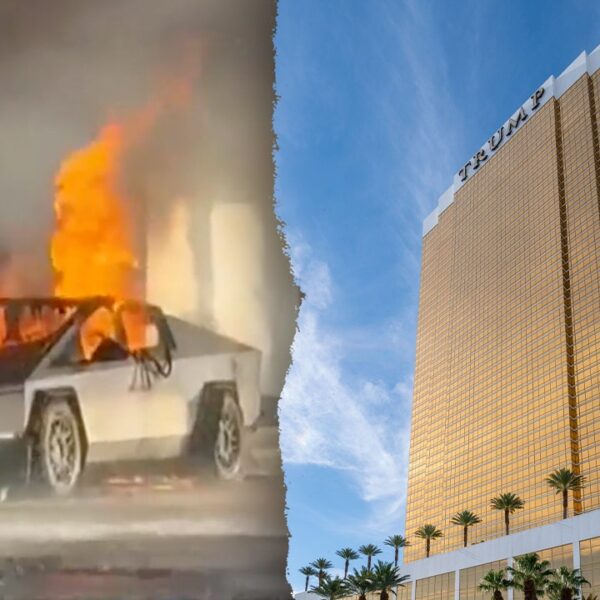 Las Vegas police say Cybertruck had gas containers giant firework mortars