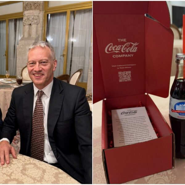 Trump Receives First-Ever Presidential Commemorative Inaugural Diet Coke from Coca-Cola CEO James…