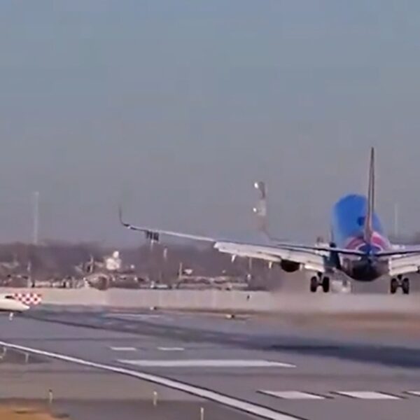 Southwest Plane Just Misses Hitting Private Jet on Airport Runway, on Video