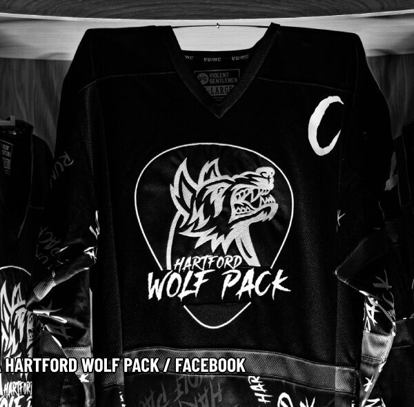 AHL’s Hartford Wolf Pack Join the Black Parade With Emo Night Jerseys…