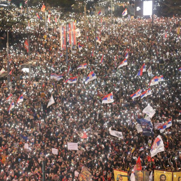 Mass anti-government protests in opposition to corruption hit Russia ally Serbia