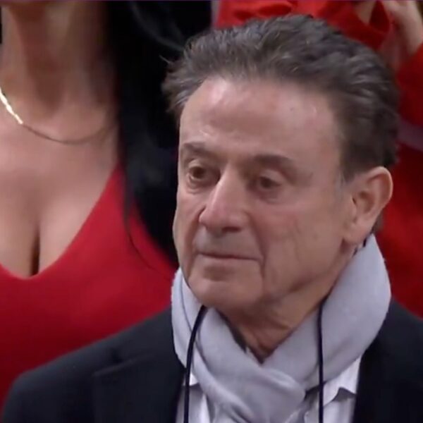 Rick Pitino’s Attendance At Son’s Game Overshadowed By Busty Fan