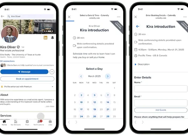 LinkedIn Adds Calendly Integration for Profile CTA Buttons