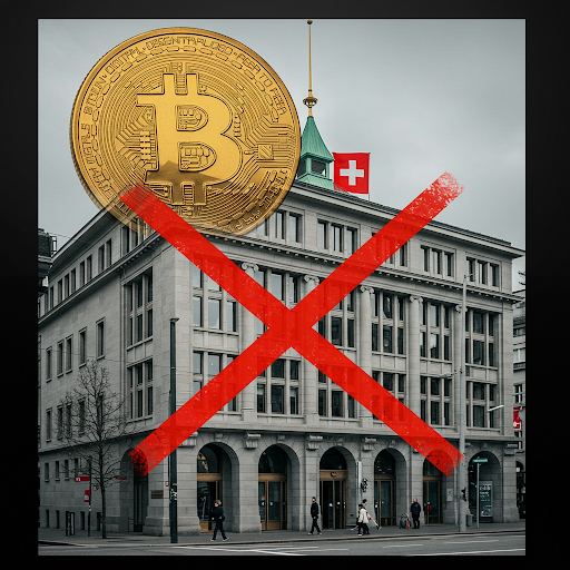 Swiss Bank Chief Snubs Bitcoin, Says It’s Too Risky For Reserves