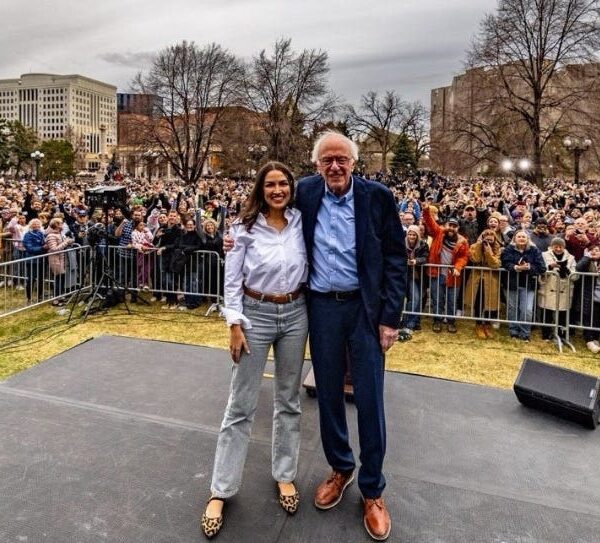 Bernie Sanders And AOC Draw The Biggest Political Crowd In Denver Since…