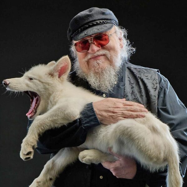 ‘Game of Thrones’ Creator George R.R. Martin Meets Resurrected Dire Wolves