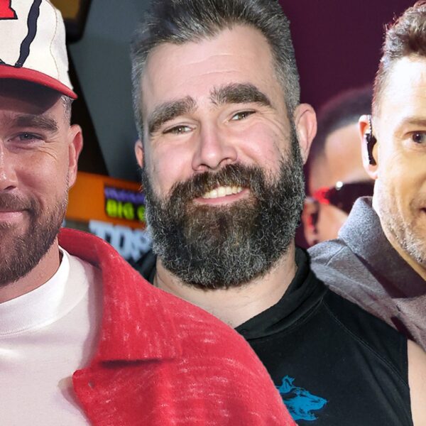 Travis and Jason Kelce Have Boys Weekend in Vegas With Justin Timberlake